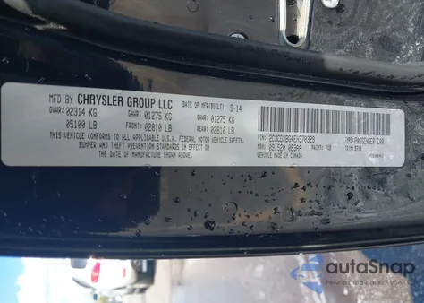 2014 Dodge Charger Se from USA, damaged, VIN 2C3CDXBG4EH370329